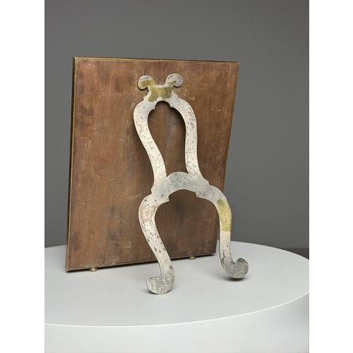 Metal Mid-Century Modern Make Up Mirror For Sale - Image 7 of 12