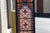 Victorian Antique Victorian Gothic Hand-Painted Stained Glass Windows in Wood Frames, Circa 1900 – Pair For Sale - Image 3 of 18