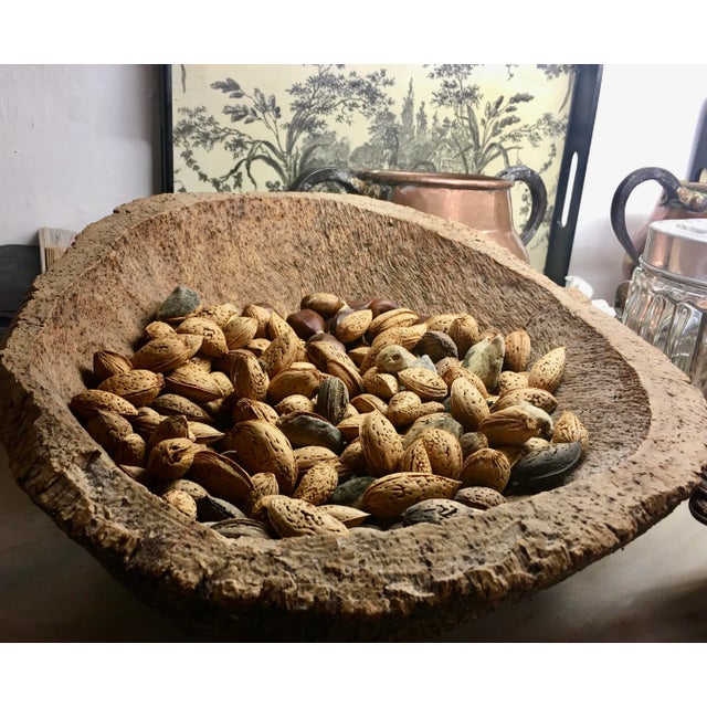 2020s Decorative Natural Cork Bowl For Sale - Image 5 of 5