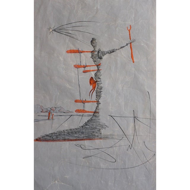 ARTIST: Salvador Dali TITLE: The Woman in The Cosmos Dominating The World MEDIUM: Lithograph SIGNED: Hand Signed...