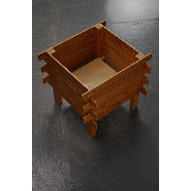 Dutch Wood Planter, 1960s For Sale - Image 4 of 13