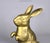 RPair of Mid 20th Century Solid Brass Bunny Rabbit Bookends For Sale - Image 4 of 6