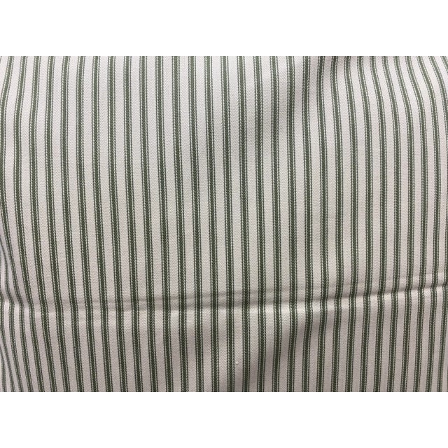 Pair of 22" Square Pillows With Bird & Floral Print - Made in Uk. For Sale In Dallas - Image 6 of 7