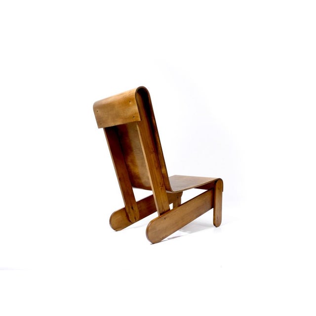 Vintage Dutch Plywood Lounge Chair, 1950s For Sale - Image 6 of 18