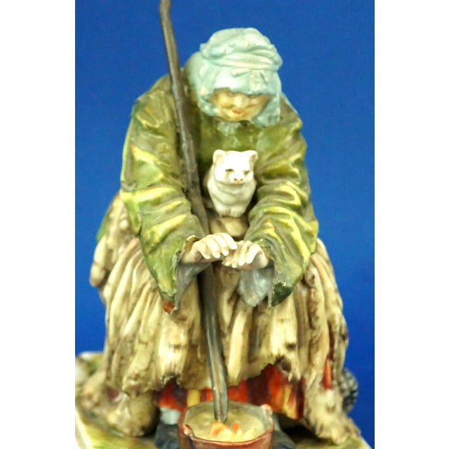 18th Century Porcelain Sculpture of a Beggar by Real Casa Ferdinandea Naples, Ginori Doccia, Italy For Sale - Image 14 of 18