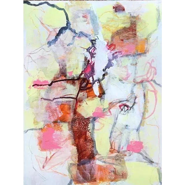 "Lone Tree" Contemporary Abstract Painting For Sale
