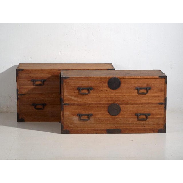 Japanese Tansu in Wood For Sale - Image 12 of 14