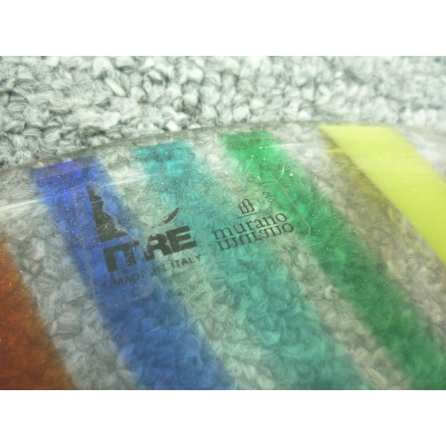 Murano Glass Ceiling Lamp by Mauro Marzollo for I Tre, 1980s For Sale - Image 9 of 11