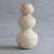 Art Deco Unglazed Terracotta Stacked Sphere Vase | One of a Kind For Sale - Image 3 of 11