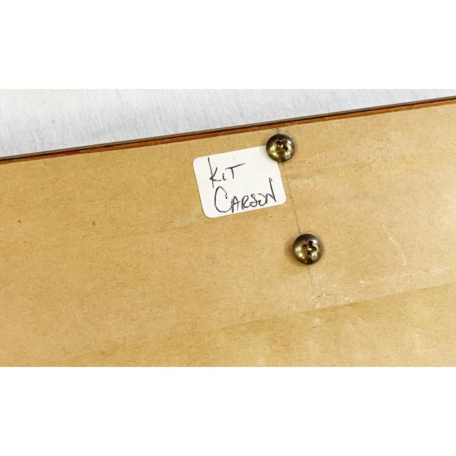 Original Stephen Smalzel Framed Oil Painting on Board 'Rocky Mountains' For Sale - Image 12 of 13