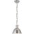 Hicks Small Pendant in Polished Nickel with Acrylic Diffuser Designer: Thomas O'Brien Canopy: 4.75" Round Mounting: Chain...