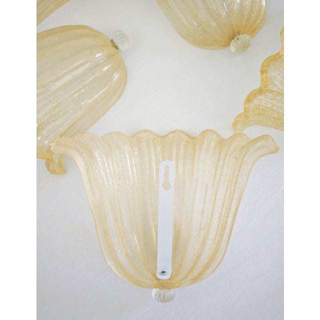 Murano Glass Wall Lamps by Aureliano Toso, Italy, 1980s, Set of 11 For Sale - Image 9 of 18