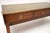 Vintage Military Campaign Style Coffee Table with Leather Top, 1950 For Sale - Image 9 of 11