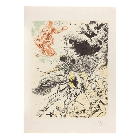 After Salvador Dali, Dulcinea, Lithograph, 1957 For Sale