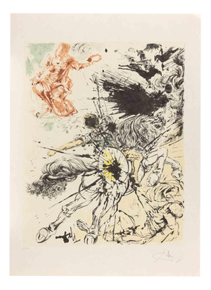 After Salvador Dali, Dulcinea, Lithograph, 1957