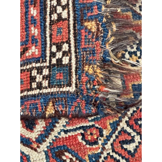 Small Bag Face Qashqai Rug, 1890s For Sale - Image 17 of 18
