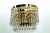 Crystal & Brass Wall Light from Dotzauer, 1980s For Sale - Image 10 of 10