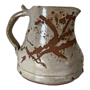 Mid Century Modern Art Ceramic Pitcher Vase