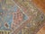 Blue Light Blue Antique Heriz Rug, 9'4'' X 11' For Sale - Image 8 of 13