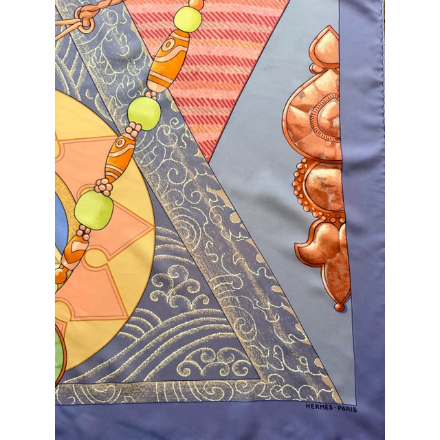 Hermès Tibet II Silk Scarf 2002 From Caty Latham For Sale - Image 10 of 12
