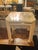 Mid-Century Modern Pair of Italian MCM Parchment and Brass Side Tables For Sale - Image 3 of 8