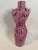 1960s Vintage Pink Murano-Style Art Glass Female Torso Vase For Sale - Image 5 of 6