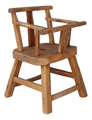 Asian Childs Chair with Hole