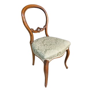 Cabriole Leg Desk Chair, 1870 For Sale