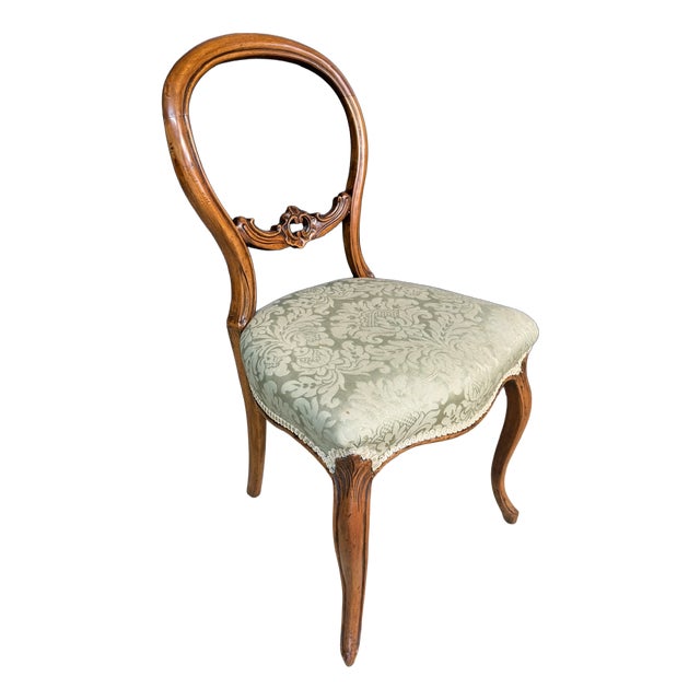 Cabriole Leg Desk Chair, 1870 For Sale