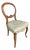Cabriole Leg Desk Chair, 1870 For Sale