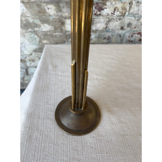 Pair of Vintage Italian Brass Candelabras – Sourced in Parma, Italy For Sale - Image 9 of 12