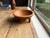 Contemporary Hand-Carved Wooden Four-Leg Sculptural Bowl | Organic Modern Catchall For Sale - Image 3 of 13