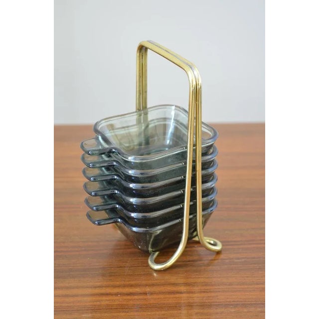 Vintage Stacking Ashtrays by Wilhelm Wagenfeld for WMF, 1950s, Set of 6 For Sale - Image 3 of 6