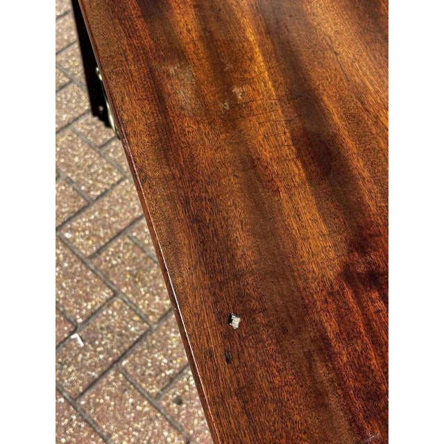 English Georgian Mahogany Architects Desk For Sale - Image 17 of 18