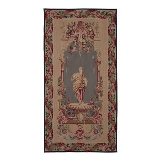 Renaissance Portiere Handwoven Tapestry - 180 X 91 Cm (5'9" X 3'0") - Requires Rod Size 2 For Sale