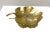 A charming mid-century brass trinket dish in the form of a maple leaf. The sculpted veins and naturalistic form create a...