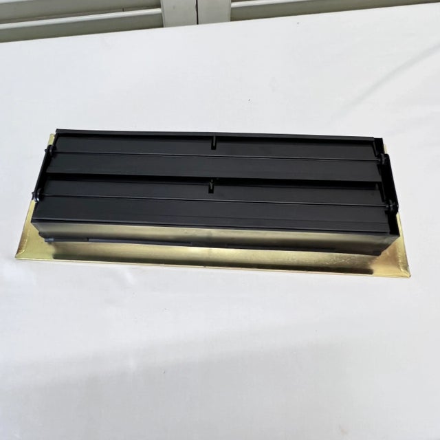 Metal Vintage Brass Register Cover For Sale - Image 7 of 8