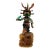 Native American Hopi Carved Deer Dancer Katsina Doll by Milton Howard (B. 1964) For Sale