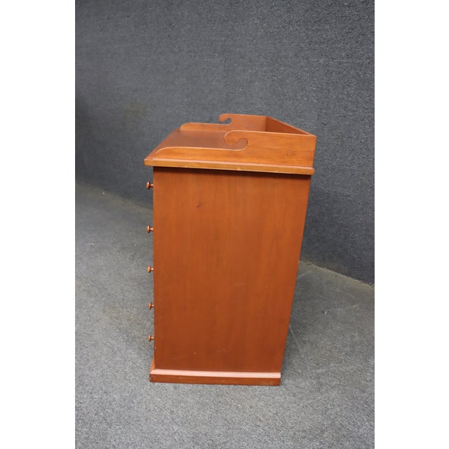 Wood Bench-Made Solid Cherry Apothecary Cabinet For Sale - Image 7 of 14