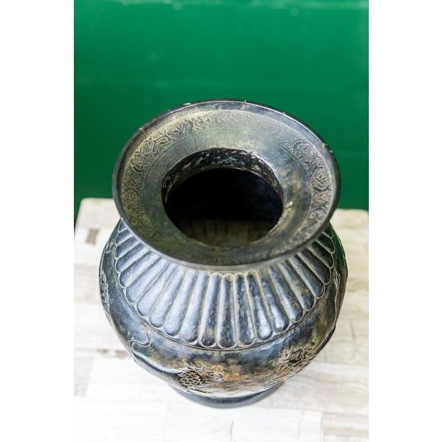 Hand-Forged Bronze Vase | Etruscan Revival For Sale In Tampa - Image 6 of 17