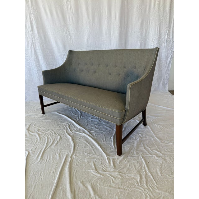 Frits Henningsen Settee. 1940's. Nice Classic Design. Unmarked.