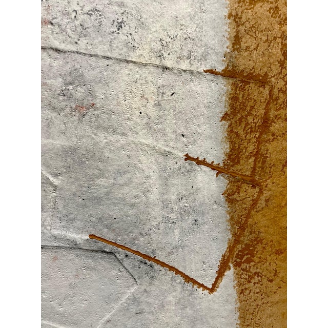 John Walker, Large 3D Cast Paper Abstract Oil Monoprint Unique Monotype Painting John Walker, 1991 For Sale - Image 15 of 18