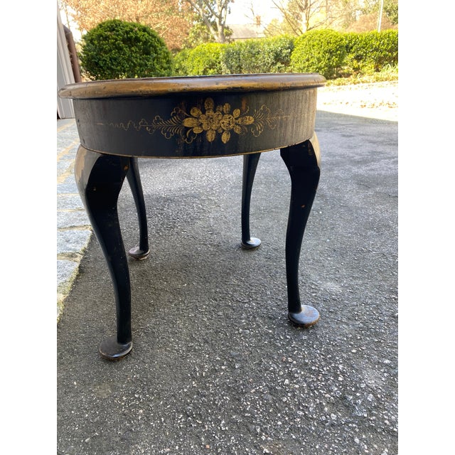 Black Late 20th Century Chinoiserie Coffee Table For Sale - Image 8 of 8