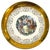 Mid 20th Century 22 Carat Crest-O-Gold Dinner Plates by Sabin - Set of 8 For Sale - Image 9 of 13