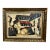 Mid-Century Impasto Oil Painting, Expressionist Village Street Scene, Signed Lopez For Sale