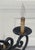 Late 20th Century Large Black Wrought Iron Chandelier With 12 Lights For Sale - Image 5 of 9