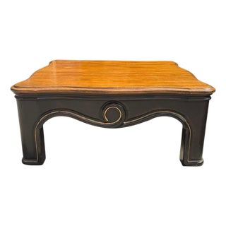 Gregorius Pineo Large Lacquered and Carved Coffee Table For Sale