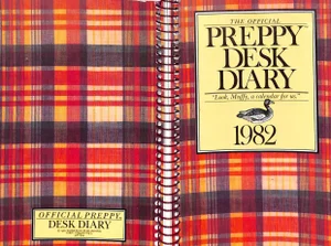 "The Offical Preppy Desk Diary" Birnbach, Lisa 1982