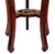 Pair Vintage Chinese Bamboo Carved Hardwood & Marble Top Plant Stand Pedestals For Sale - Image 10 of 18