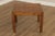 Henredon 'Artefacts' Oak and Brass Campaign End Table For Sale - Image 11 of 12